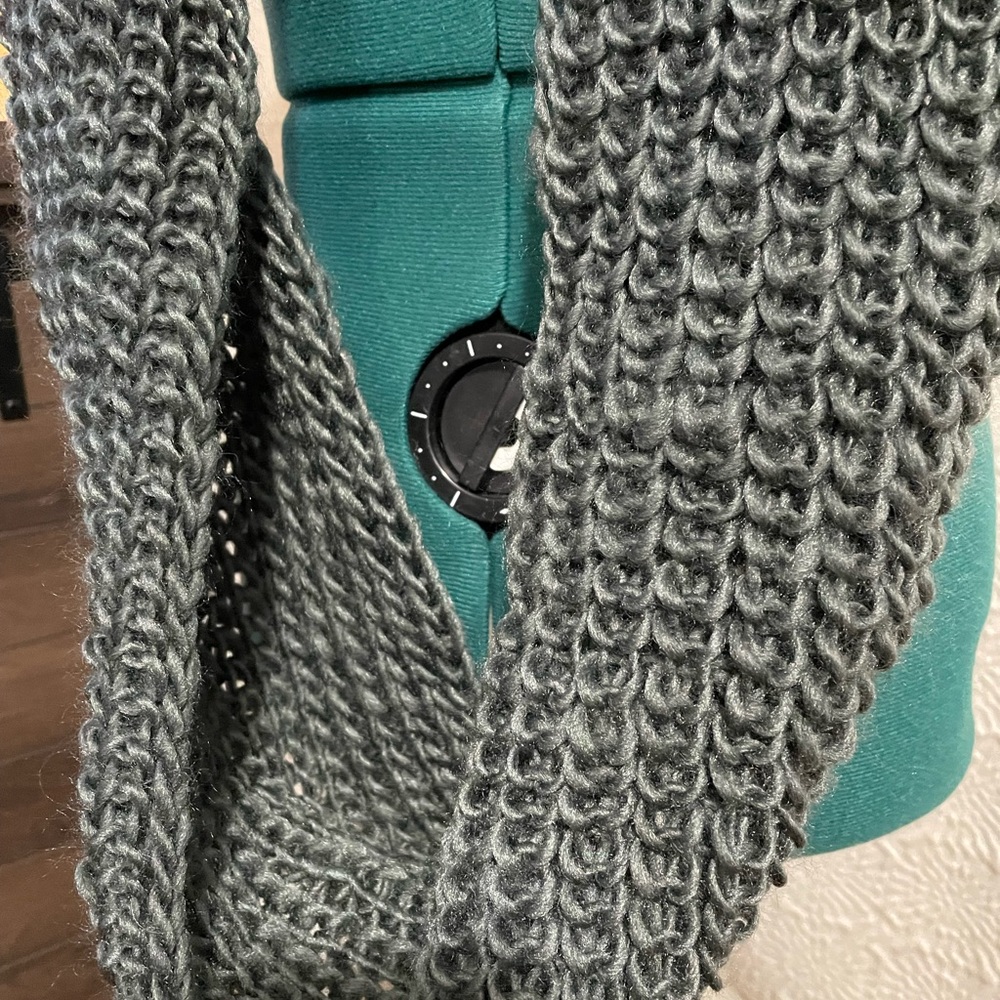 Gray Infinity Scarf - Picture 7 of 9